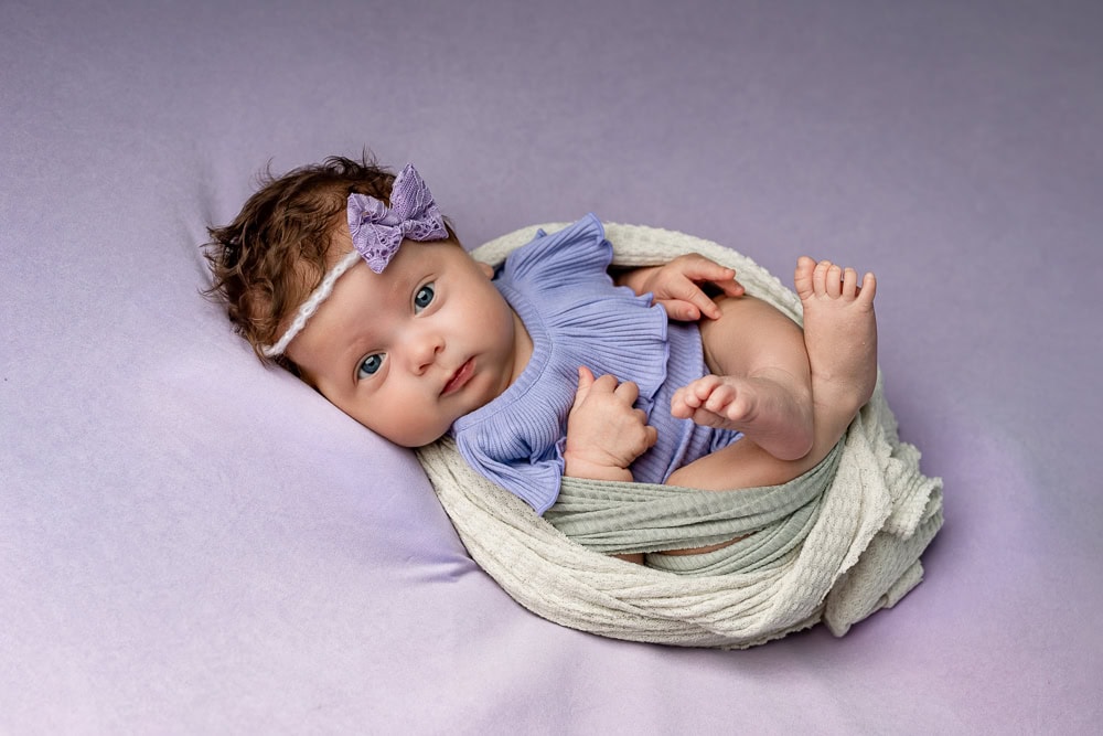2 months old posed newborn photoshoot farmington, lavender mint newborn photoshoot, older newborn photoshoot, best CT newborn photographer, best maternity photographer in CT