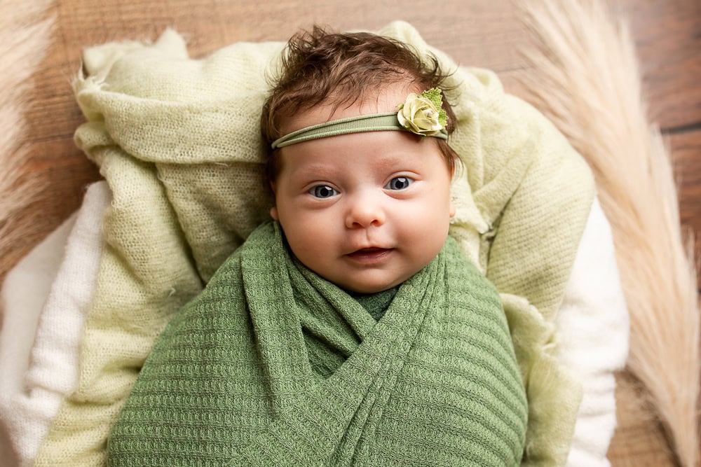 2 months old posed newborn photoshoot farmington, lavender mint newborn photoshoot, older newborn photoshoot, best CT newborn photographer, best maternity photographer in CT