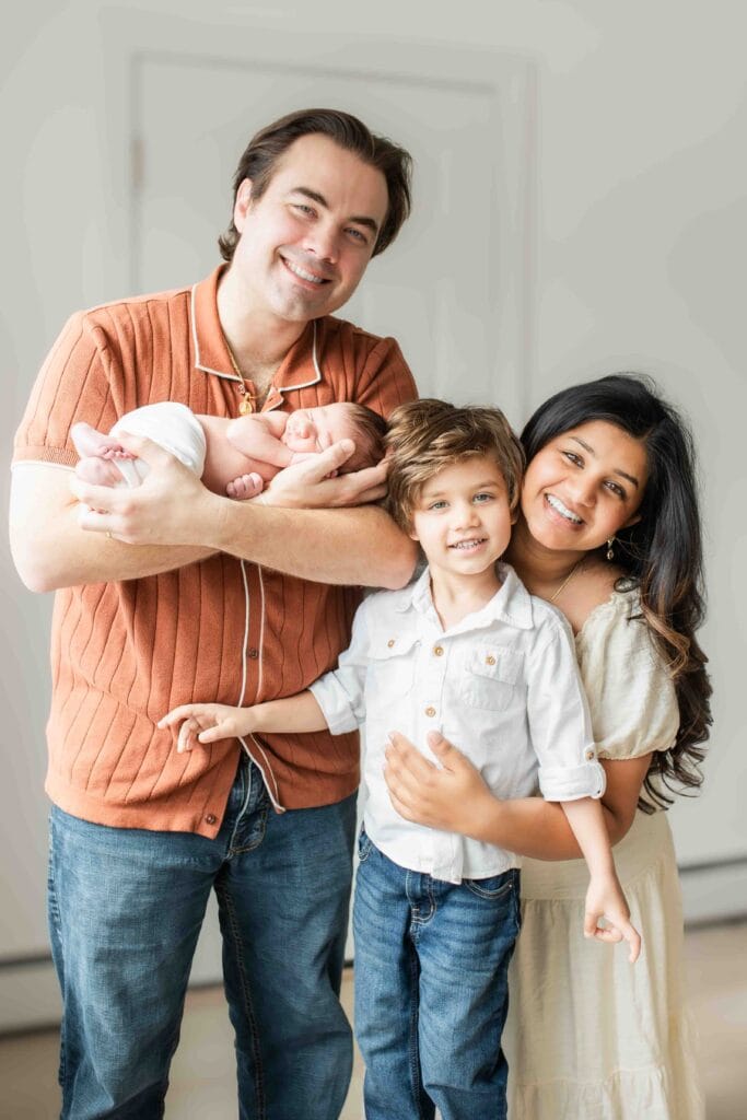 home newborn photoshoot natural light done by newborn photographer Farmington CT