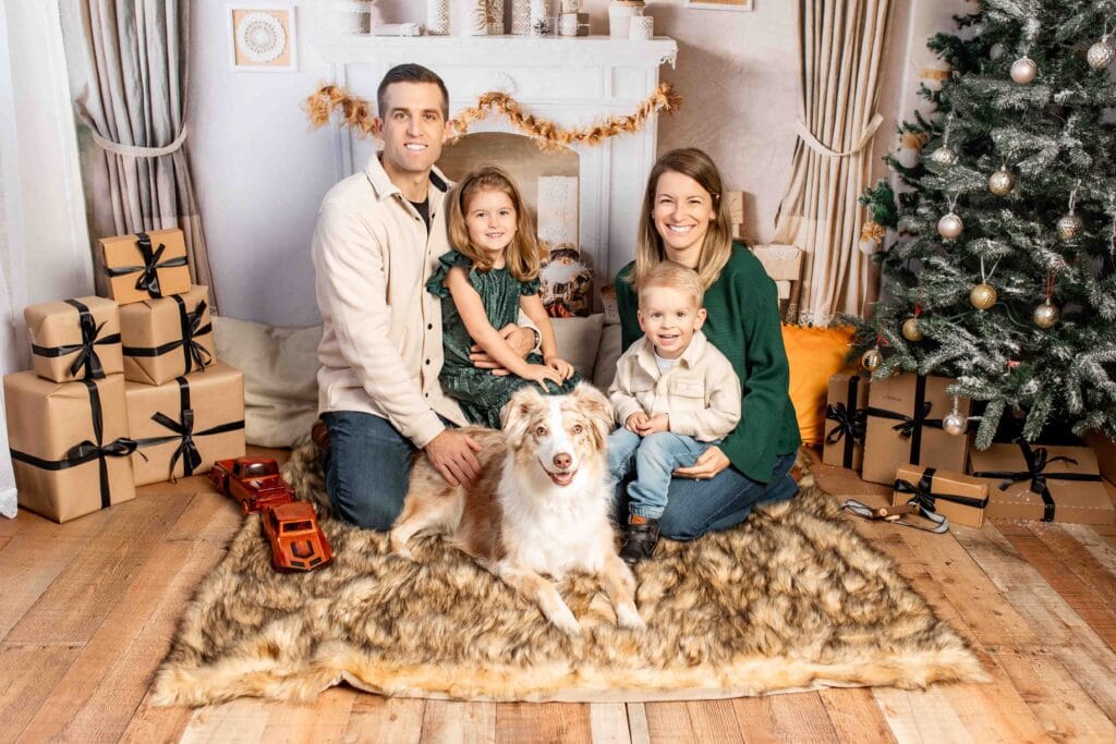 studio christmas mini session Connecticut 