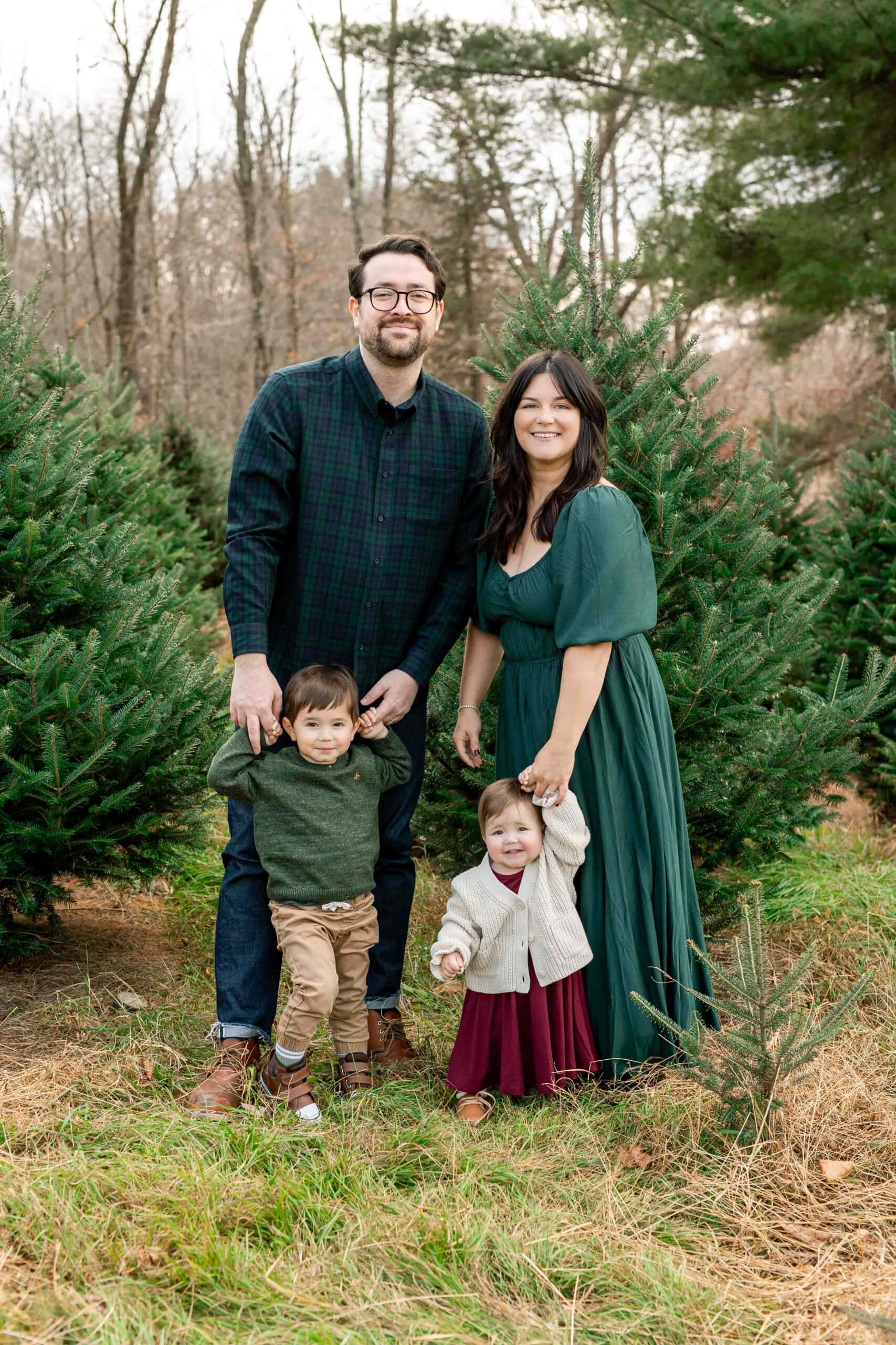 holiday farm Christmas mini sessions Connecticut