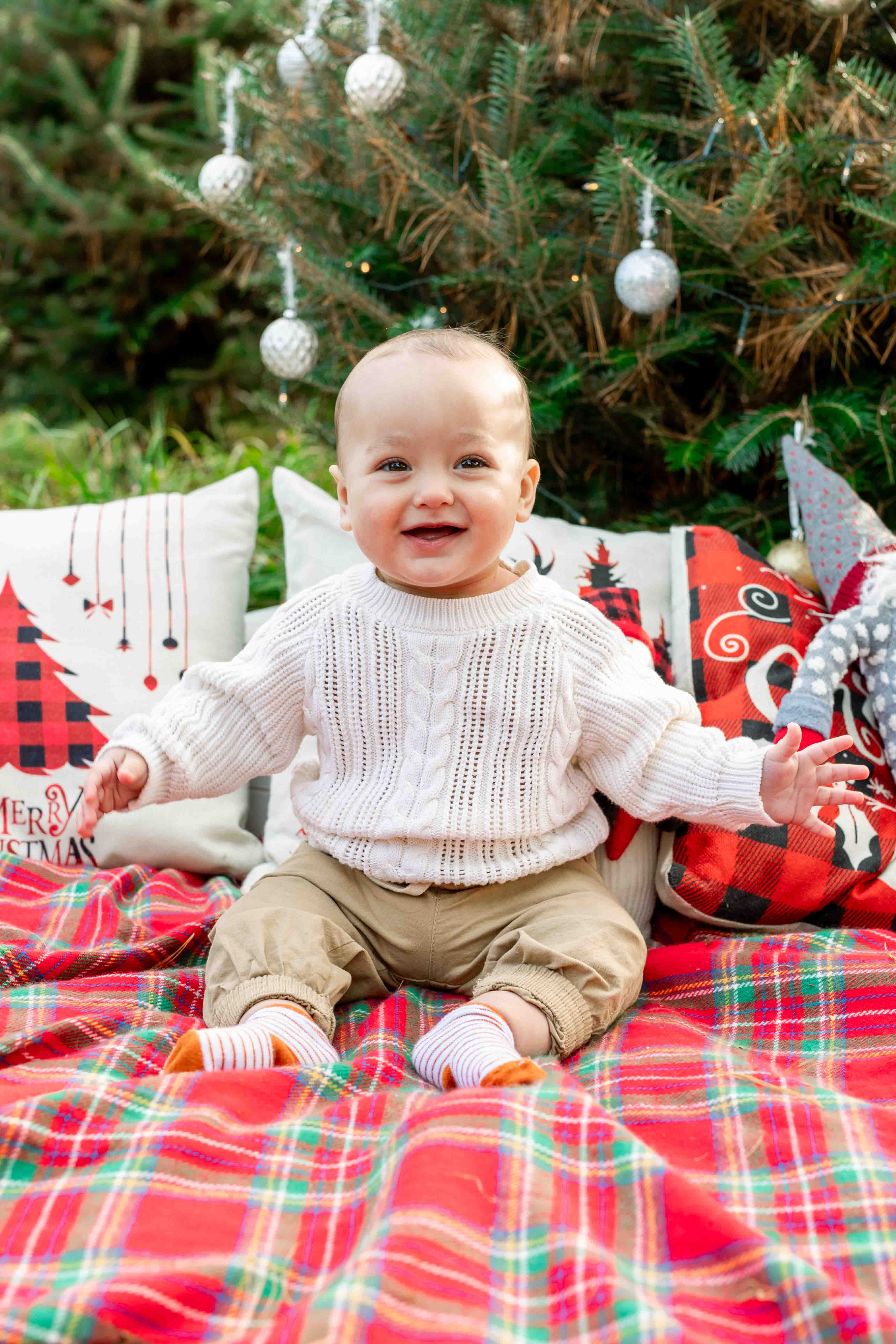 holiday farm Christmas mini sessions Connecticut